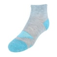thumbnail image 4 of Hanes Girls Ankle Socks, 12 Pairs, Moisture-Wicking, Cushioned, Breathable Mesh, 4 of 7
