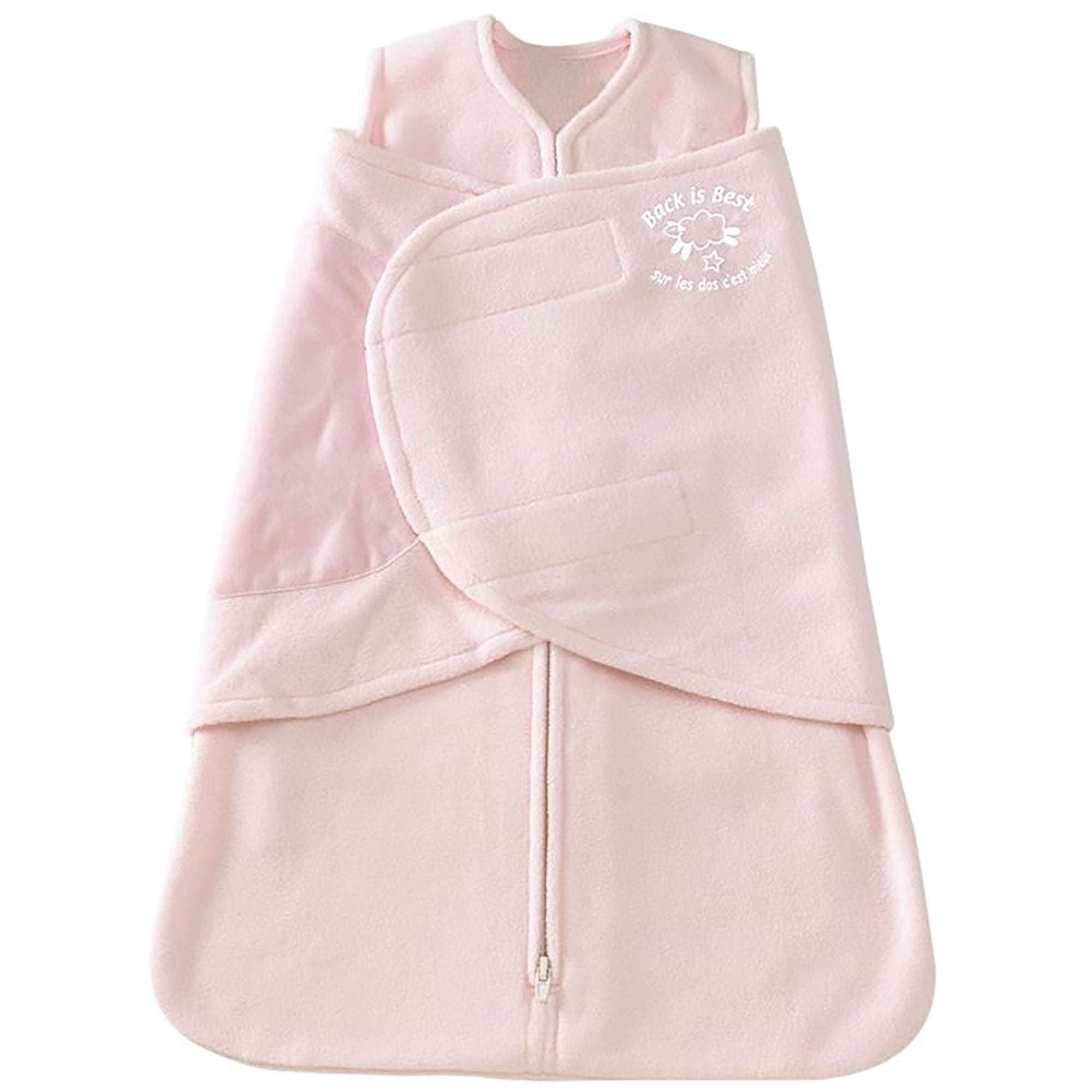 Halo Pink Baby Girl SleepSack Swaddle Wearable Blanket, MicroFleece