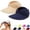 Blue, variant on Women's Wide Brim Sun Visor Hat UPF 50 Lightweight Foldable 2 Pack Ponytail Cap for Summer Beach Outdoor Activities