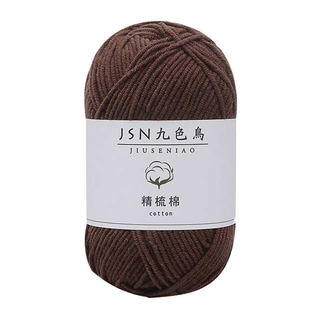 4 Strands Of Combed Milk Cotton Thread Diy Doll Cotton Crochet Thread Wool Ball