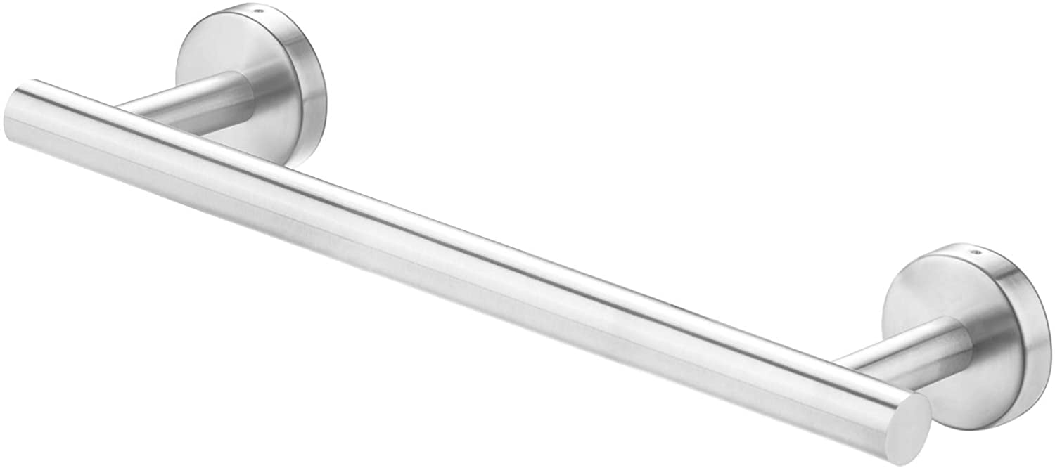 WNP Towel Bar,12 Inch Matte Black Stainless Steel Single Towel Racks for Bathroom Kitchen Hand Towel Holder Dish Cloths Hanger Waterproof Wall-Mounted Towel Bar WNP Towel Bar,12 Inch Matte Black Stainless Steel Single Towel Racks for Bathroom Kitchen Hand Towel Holder Dish Cloths Hanger Waterproof Wall-Mounted Towel Bar