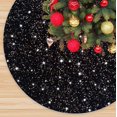 thumbnail image 1 of Falda para árbol de Navidad FANPROMS con lentejuelas purpurinas moradas, 90 cm, 1 of 6