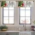 thumbnail image 4 of LALILO Kitchen Curtain Valance Repeat With Succulent Plants Rod Pocket Window Curtain 52"x 18" Set of 2, 4 of 7