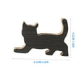 thumbnail image 5 of Kokovifyves Spring and Summer Decorations Woodwork Cats Ornaments 12 Cute Cats Ornaments of Different Shapes, 5 of 9