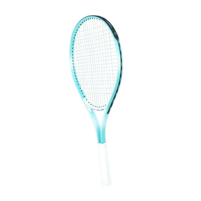 relayinert Tennis Racket Practical Lightweight Nylon Strings for Park Practice Backyard Blue White