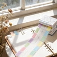 thumbnail image 4 of Ohmyroo Pull Out Sticky Index Tabs Pearlescent Categorization Labels For Office Document Planners Organization, 4 of 8