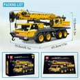 thumbnail image 4 of 17058 City Mobile Crane Truck Toy Building Set, Construction Vehicle Model Blocks Kit for Adults (997 Pieces), 4 of 5