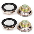 thumbnail image 1 of Unique Bargains 4 Pcs 2W 8 Ohm 36mm Aimants Externes Ronds Haut-Parleurs Électroniques Trompette, 1 of 2