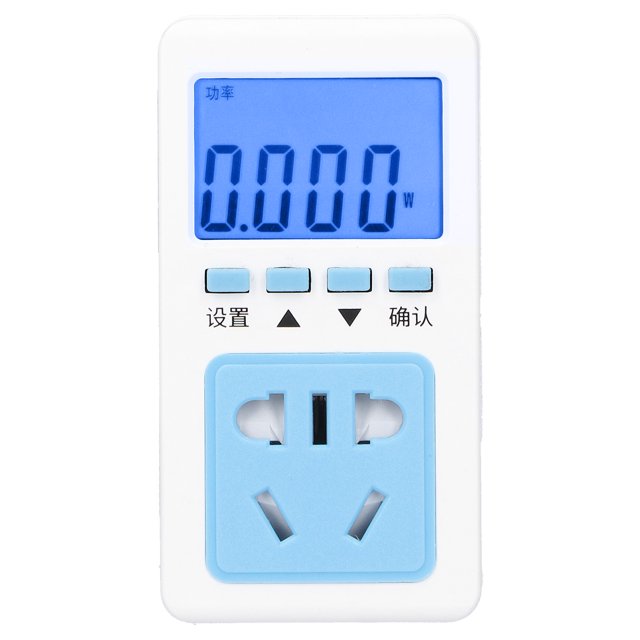 Digital Power Meter Socket Electricity Cost Test with Converter P06S‑10T AU Plug 250VWith Backlight