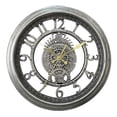 thumbnail image 2 of 11 Inch Wall Clock Decorative Clock, Vintage Style Hollow Skeleton Clock Non Ticking for Living Room, Hotel office and home Decor Gift Plata antigua perfecl Reloj de pared, 2 of 7