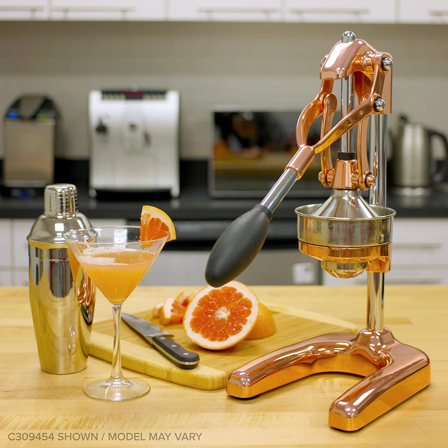 Presse-agrumes Manuel En Inox - Professionnel, à Levier, Pour Oranges, Citrons, Grenades... Sans électricité