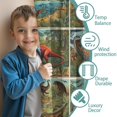 thumbnail image 3 of Blackout Kids Curtains,Cute Dinosaur Pattern Childrens Insulated Curtains Set Of 2,Bedroom Essentials,Toddler Room Decor 52x84in(132x213cm), 3 of 4