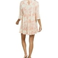 thumbnail image 2 of Hurley Womens Bell Sleeve A-line Dress, Pink, X-Small, 2 of 2