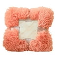 thumbnail image 2 of Anhility Faux Fur Blanket Fluffy Throw Blankets for Couch & Bed, Cozy Fuzzy Blanket 51.18x62.99in, Super Soft Warm Lightweight Throw Blanket for Travel Camping, Red Bean, 2 of 6