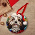 thumbnail image 4 of Russian Toy Dog Stained Glass Ornaments, Russian Toy Dog Ornament,Russian Toy Dog Christmas Tree Ornament, Xmas Decorations BvWdrd, 4 of 4