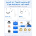 thumbnail image 4 of Restored [Ultra Filtration] Waterdrop Countertop Water Filter, Filter Life Reminder, 4000 Gallons, (1 Filter Included) WD-CTF-07 (Refurbished), 4 of 9