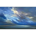 thumbnail image 2 of Finch, Sheila 24x17 Black Ornate Wood Framed with Double Matting Museum Art Print Titled - Coastal Sky #2, 2 of 4