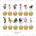 thumbnail image 3 of Suministros de fiesta de cumpleaños La Granja Zenon, vajilla desechable, vasos de papel, platos, Topper para pastel, Baby Shower, decoraciones para fiesta de niños, 3 of 5