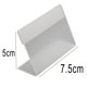 thumbnail image 4 of 40x Price Tag Stand Mini Acrylic Sign Display Holder Price Name Card Tag Label Stand Bracket Home Decor Purse Perfume Display, 4 of 11