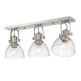 thumbnail image 2 of Yep by Golden Lighting Hines 3-light Semi-Flush Mount in Pewter, 2 of 4