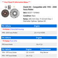 thumbnail image 2 of Clutch Kit - Compatible with 1992 - 2000 Isuzu Rodeo 1993 1994 1995 1996 1997 1998 1999, 2 of 2