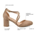 thumbnail image 6 of Journee Women's Foster D'Orsay Block Heel Pump, Wide Width Available, 6 of 9