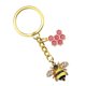 thumbnail image 3 of Cute Cartoon Bee Pendant Key Chain For Gift Giving 2.4x1.8cm Stylish 1Set, 3 of 3
