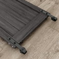 thumbnail image 3 of Dextrus 30" x 84" Composite Plate H-Style Solid Core Single Barn Door with All Hardware Kit Included, Pre-Drilled Easy to Assemble, Gray, 3 of 5