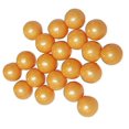 thumbnail image 2 of Naturejam Mini Glimmer Gumballs 0.5 Inch Gum balls, Orange, 2 Pounds, 2 of 2