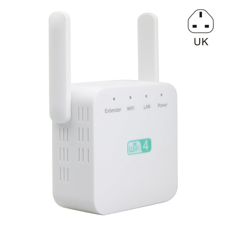 WiFi Extender Signal Booster, WiFi Range Extender,Easy Set-Up,2.4G Network  with Integrated Antennas LAN Port,300Mbps Wireless Signal Strong  Penetrability,Wireless Signal Booster for Home 