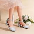 thumbnail image 6 of DREAM PAIRS Kids' Mary Jane Pumps Girls' Low Block Heel Dress Shoes with Hook-and-Loop Strap Comfortable Non-Slip Party Shoes, 6 of 6