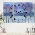 thumbnail image 2 of Designart 'Evening Serenade II' Traditional Wall Clock, 2 of 3