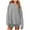 Gray, variant on Two Piece Short Sets Womens Sweatsuits Oversized Fit Crewneck Sweatshirt Top and Shorts Casual Jogging Outfits (XL, White)