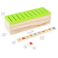 thumbnail image 4 of Clasificadores de formas, juegos de fósforos, juguetes educativos de madera para niños, caja de clasificación para niños, juego de juguetes Inevent FN0393-00B, 4 of 7