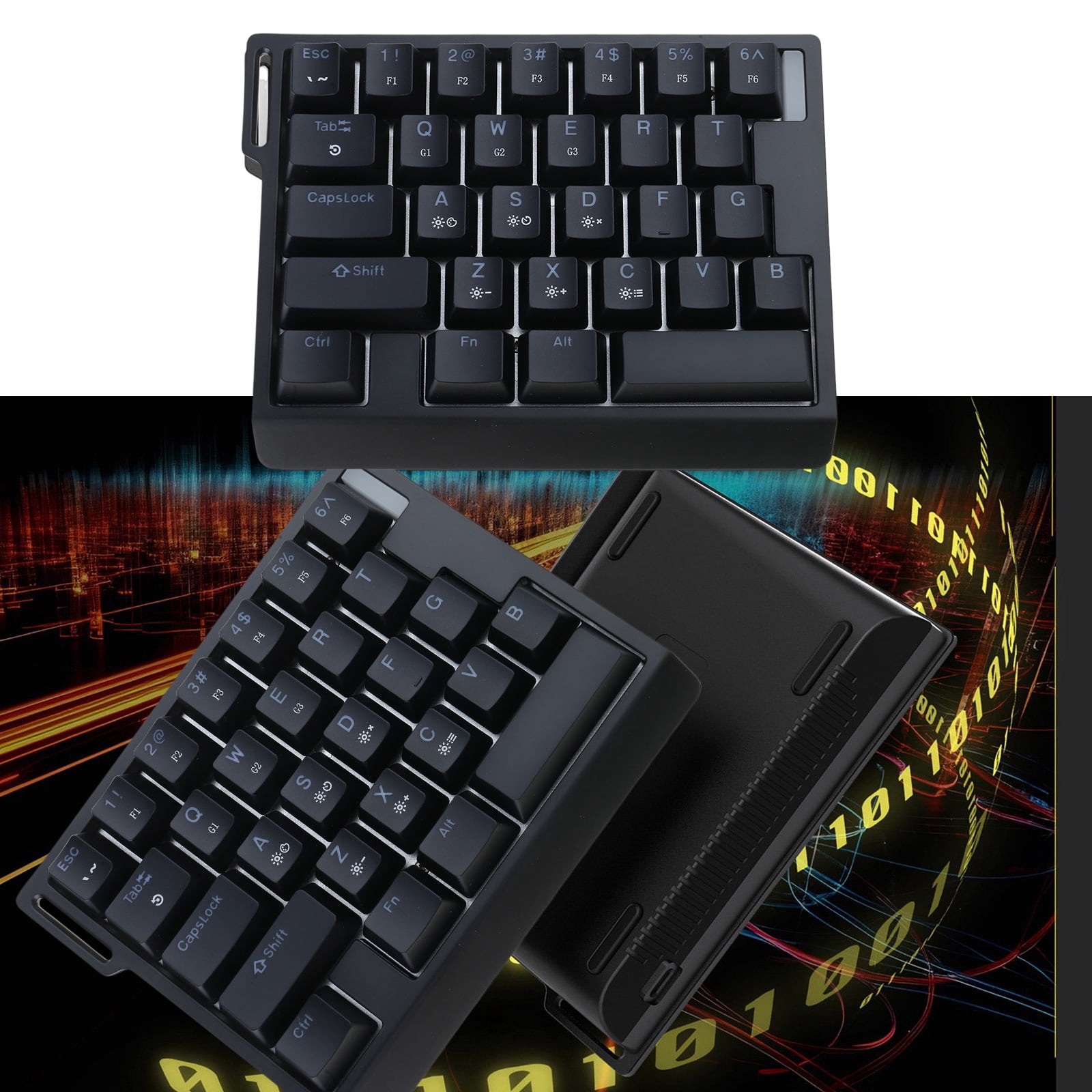 HE30 Corded Mechanical Keyboard With Switches Ensuring Quick Action And Smooth Operates For Gamers