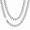 7mm-white gold-20in, variant on FANCIME Gifts for Men Miami Cuban Link Chain for Men Hip Hop Cuban Chain White Gold Plated Stainless Steel 7mm/9mm/11mm Width, 20"-24", Waterproof & Tarnish-Free