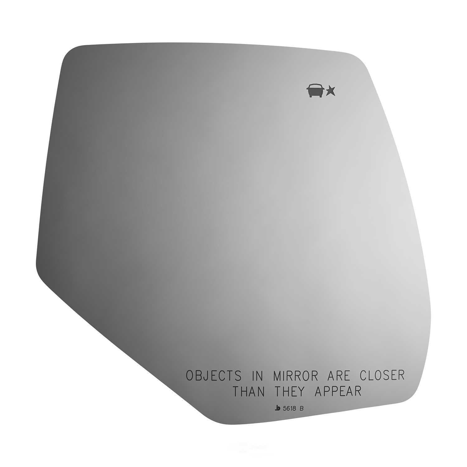 Burco Side View Mirror Replacement Glass - Clear Glass - 5618B
