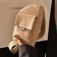 thumbnail image 4 of Bolso De Pecho Bolso de pecho Casual Fashion Lady Crossbody Bag Cuero de PU para deportes de viaje (caqui), 4 of 8