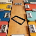 thumbnail image 4 of CHICHUMID Organizador De Cintas Cassette Con 10 Compartimentos Para Almacenaje Eficiente En Escritorio Color Negro, 4 of 7