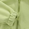 thumbnail image 4 of Godderr Boy Girls Fleece Jacket Coats for Kids Toddler Warm Full-Zip Thickened Outerwear for Spring Autumn Winter Leisure Tops, 4 of 6
