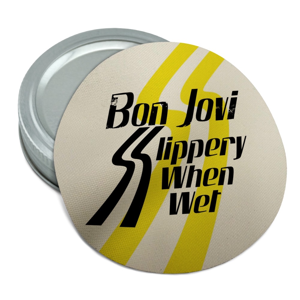 Bon Jovi Heart and Dagger Round Rubber Non-Slip Jar Gripper Lid Opener