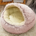 thumbnail image 3 of Cama para mascotas Perfecl Cueva Suave Piel Sintética 40cm Rosa, 3 of 8