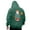 Dark Green, variant on Men's Winter Fashion Hoodie Solid Color Printed Sweatshirt Warm Comfort Coat Couples Unisex Pullover