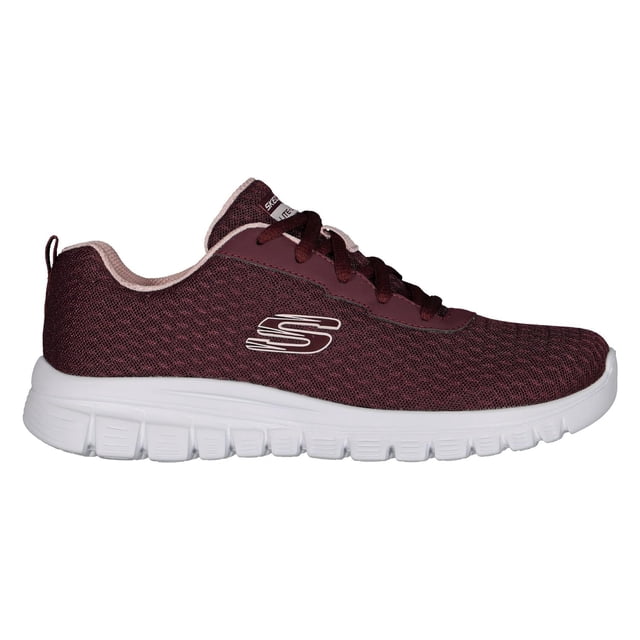 Tenis Mujer SKECHERS Lite Transpirables Textil rojo 24.5