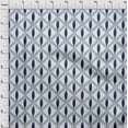thumbnail image 3 of oneOone Tissu Tabby en Soie Imprimé Ikat Diamant 1 Yard 42 Pouces de Large, 3 of 4