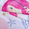 thumbnail image 6 of GYRATEDREAM Kids Hooded Beach Towels Robe Girls Boys Cartoon Pattern Beach Swimming Quick Dry Absorbent Poncho, 6 of 6