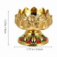 thumbnail image 5 of Lotus Candle Holder Oil Butter Lamp Indian Lotus Candle Holder Decoration, 5 of 5