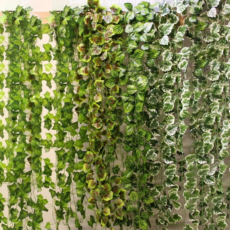 Artificial Flowers Silk Fake Ivy Leaves Hanging Vine Ivy