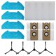 thumbnail image 3 of Kit de Cepillo Lateral con Bolsa para Polvo y Mopa con Filtro para Atrapar Partículas de Polvo para el Robot Aspirador Inalámbrico R10, 3 of 5