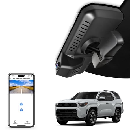 Mangoal 4K Dash Cam Starvis Sensor Custom Fit for Toyota 4Runner 2025 2026 (Model B), Limited SR5 TRD Off Road Premium TRD Sport Premium etc, OEM Look, UHD 2160P Video, GPS, 64GB Card